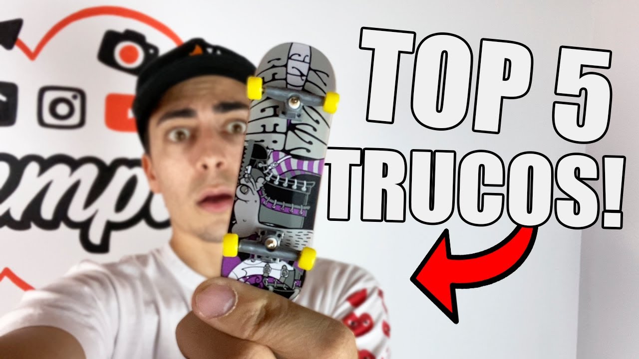 MEJORES Trucos FINGERSKATE!!! 😱🛹 (TOP 5 TRUCOS Principiantes)