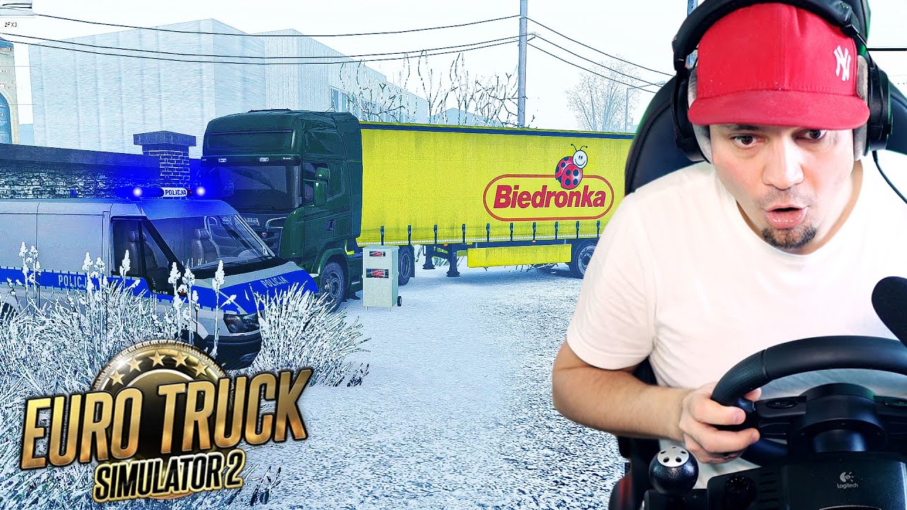 MOJA PIERWSZA KONTROLA POLICYJNA! *rozwaliłem fotoradar* 🚛 Euro Truck Simulator 2 (Mody)