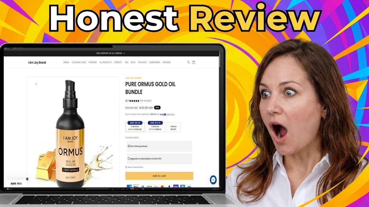 I Am Joy Ormus Gold Oil Review 2026 | Ingredients, Packaging & Pros & Cons