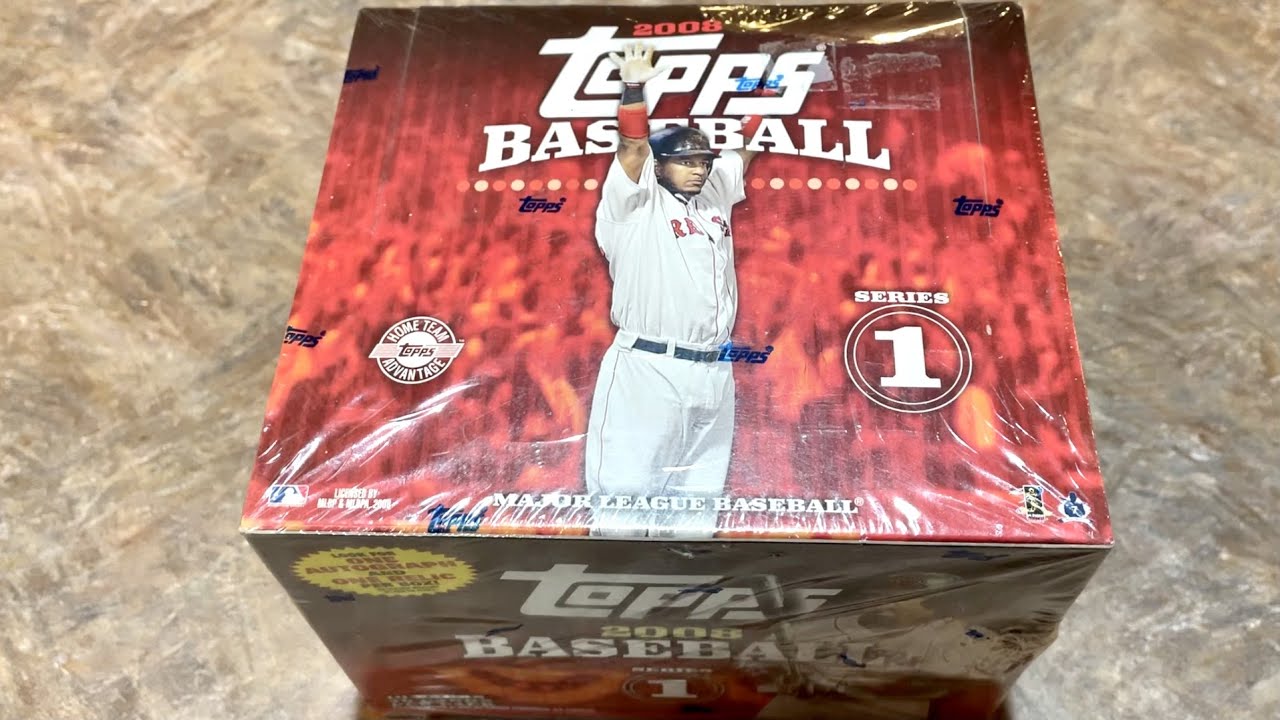 2008 TOPPS SERIES 1 BASEBALL CARDS JUMBO BOX OPENING!  1 AUTO/1RELIC (Throwback Thursday)