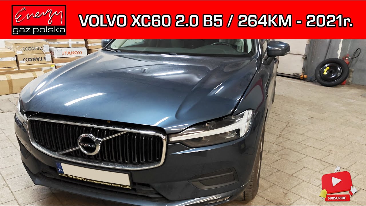 MONTAŻ LPG VOLVO XC60 2.0 B5 264KM 2021R BEZPOŚREDNI WTRYSK NA GAZ BRC W ENERGY GAZ POLSKA