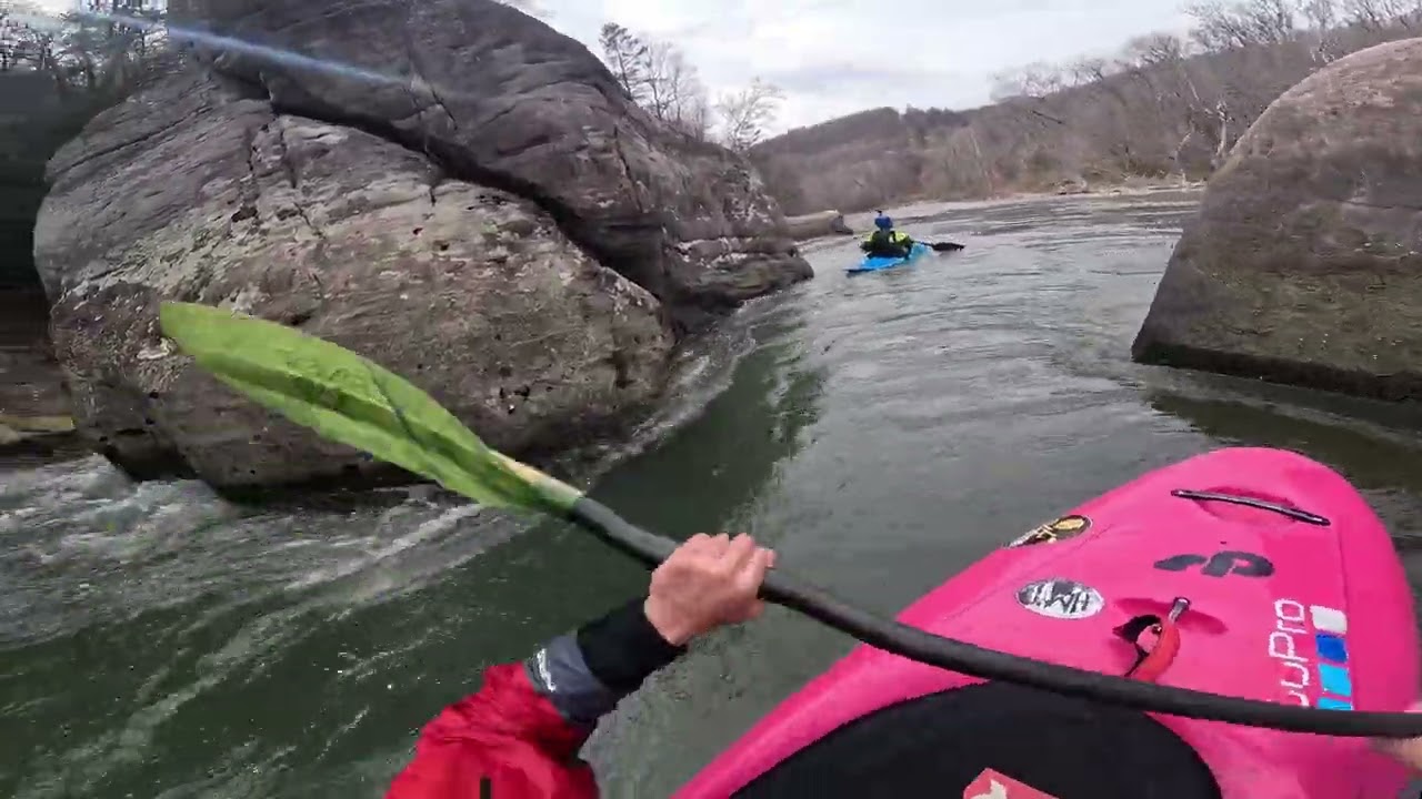 Kayaking the Tygart Valley River, Gorge Section, WV