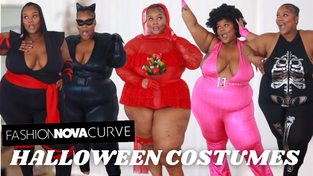 FASHION NOVA CURVE HALLOWEEN COSTUME TRY ON HAUL! | SIZE 3X| PLUS SIZE & CURVE HAUL