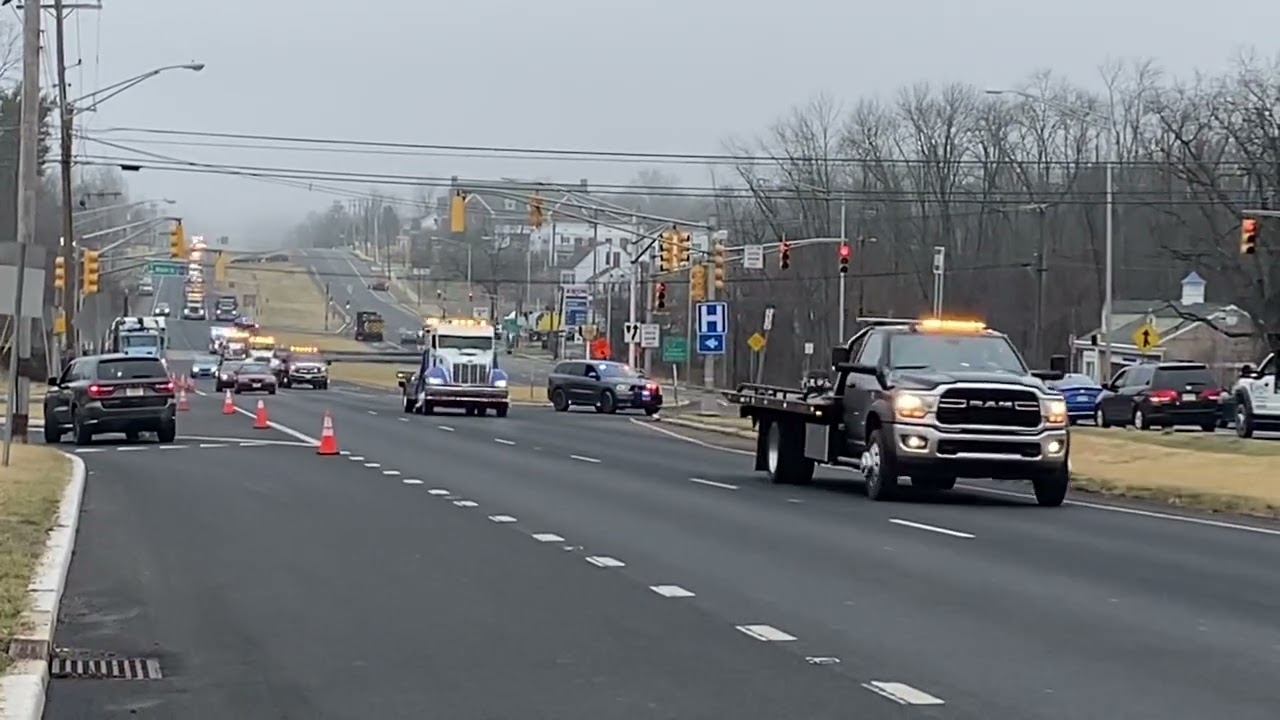 Tribute to Seth Newton- miles long procession