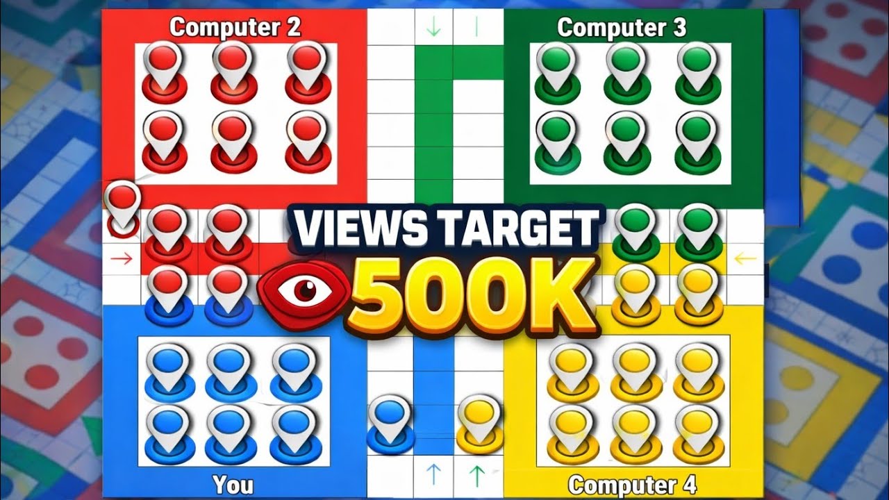LUDO KING INTENSE MATCH 😱 | Last Move WIN 🔥 | 500K Views Target Gameplay