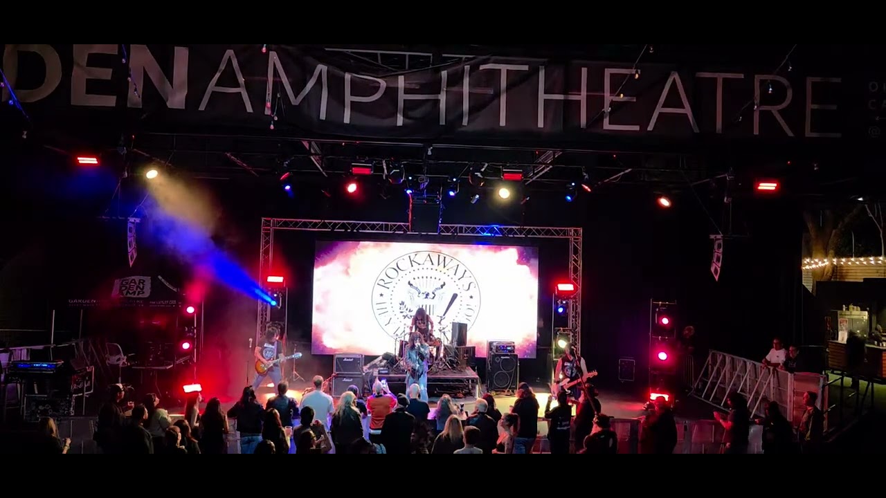 The Rockaways play Gimme Gimme Shock Treatment at Garden Amp