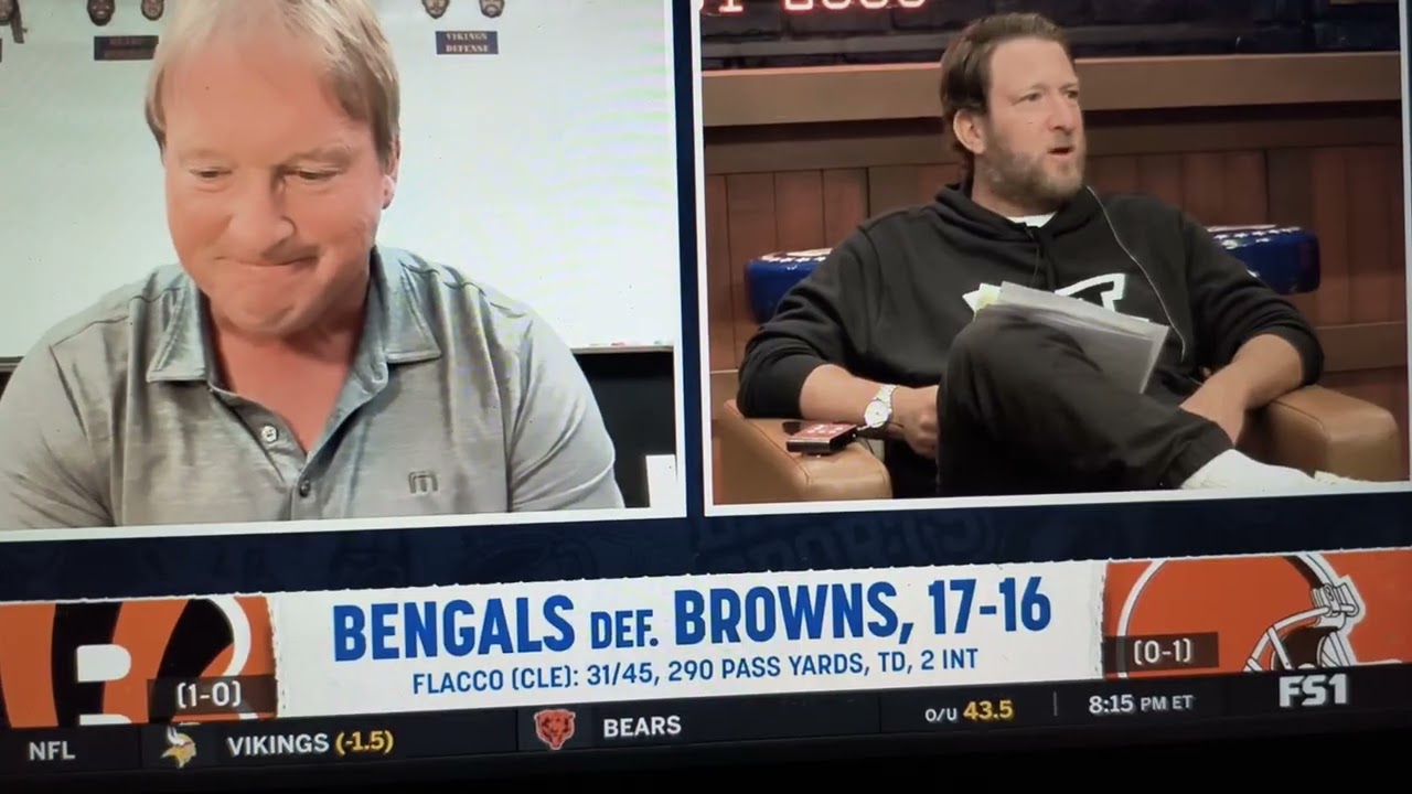 Jon Gruden gives his take on Wake Up Barstool regarding the Browns v. Bengals in the season opener 
