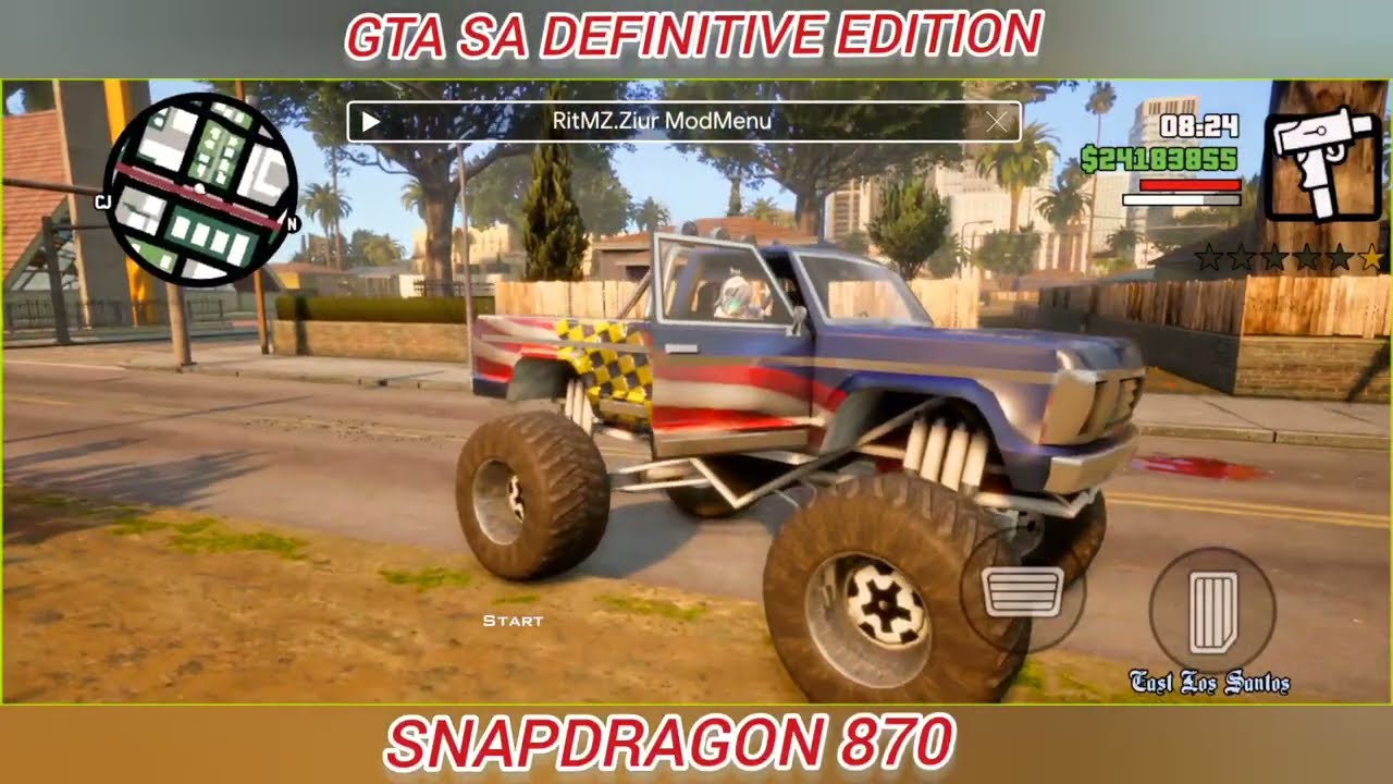 GTA SA DEFINITIVE EDITION destroying a city