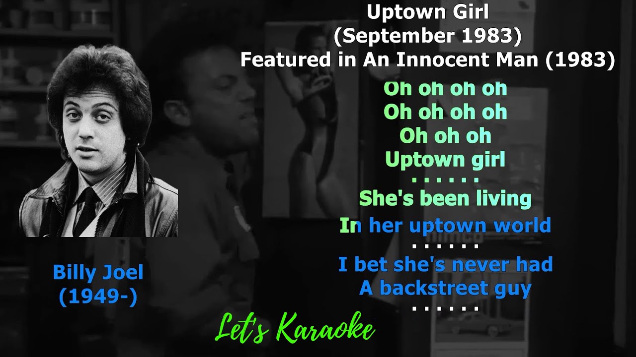Uptown Girl Karaoke Reference #karaoke #karaokesongs