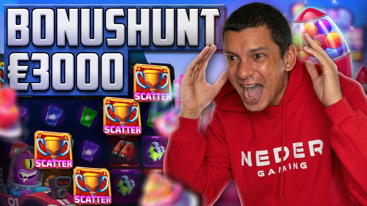 €3000 Bonus Hunt + Sugar Rush Super Scatter! (24+)