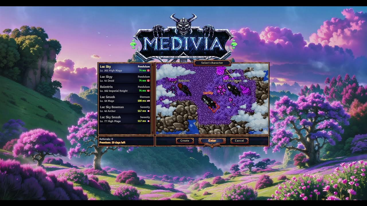 Ca&ccedil;ando Priest of Light | Arak | High Mage 250+ | Medivia | Servidor: Pendulum