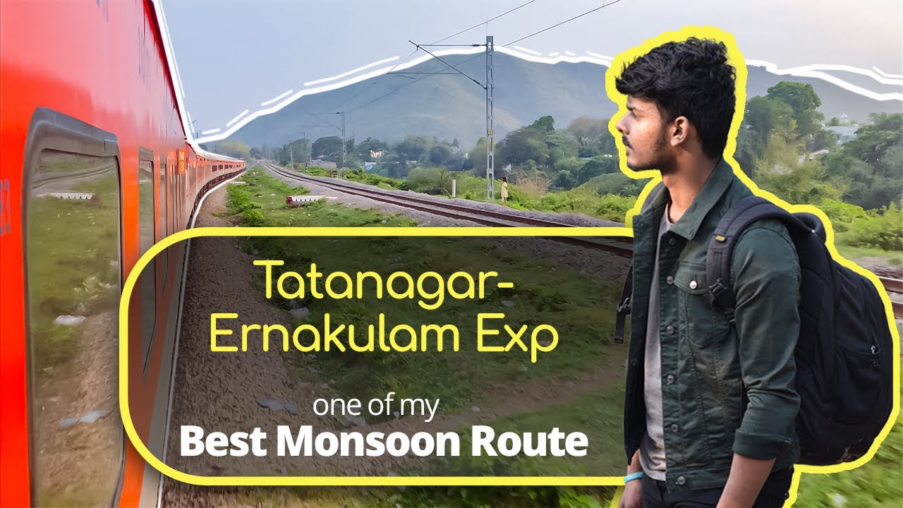 Monsoon Magic: Tatanagar to Katpadi Train Journey 🚂 | Scenic Beauty & Rainy Views | WanderRails