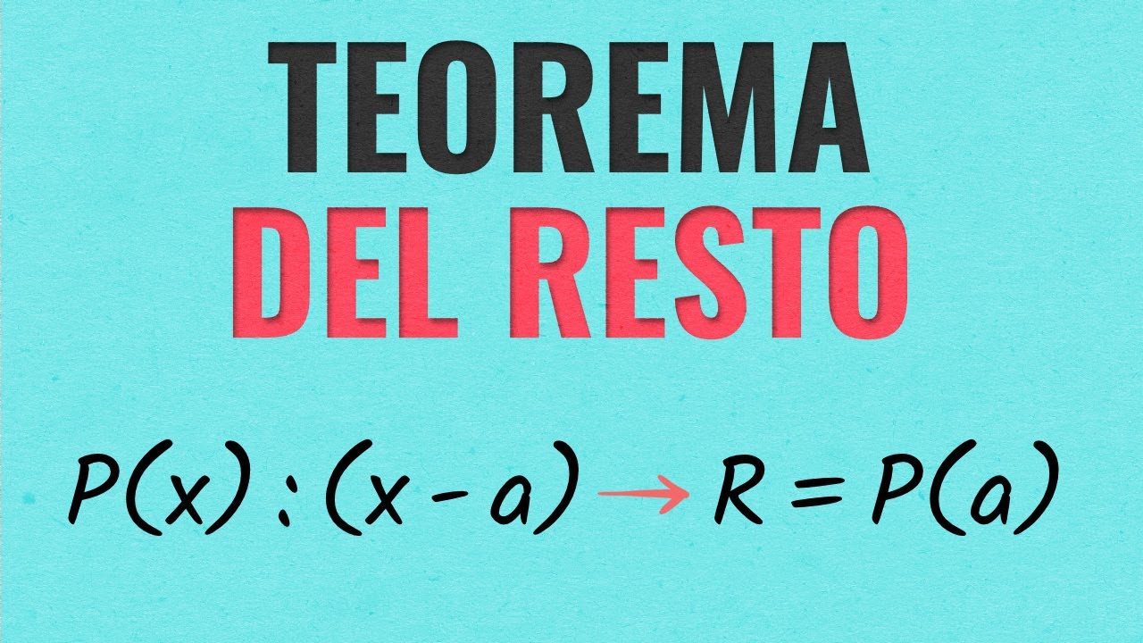 Teorema del Resto e Teorema di Ruffini - Spiegazione ed Esercizi Svolti