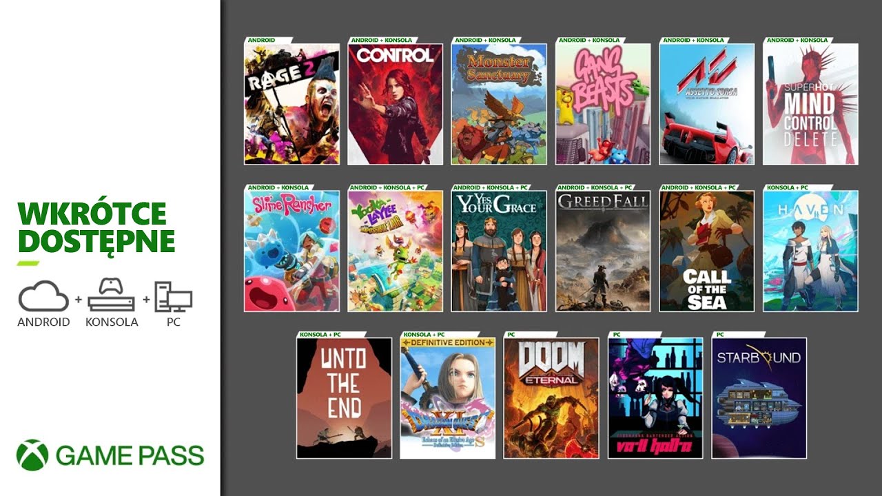 Xbox Game Pass - Grudzień 2020 - cz.1 | Xbox XY Extra