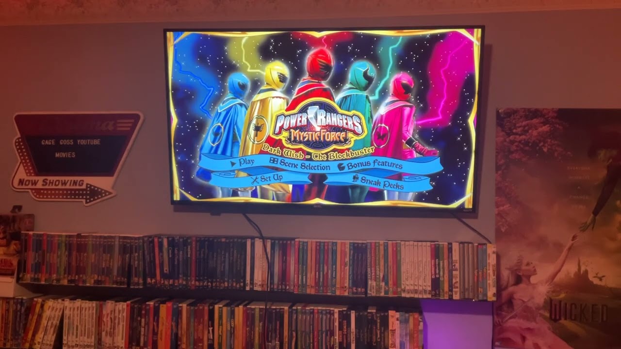 Menu walkthrough of Power Rangers Mystic Force Dark Wish The Blockbuster 2006 dvd