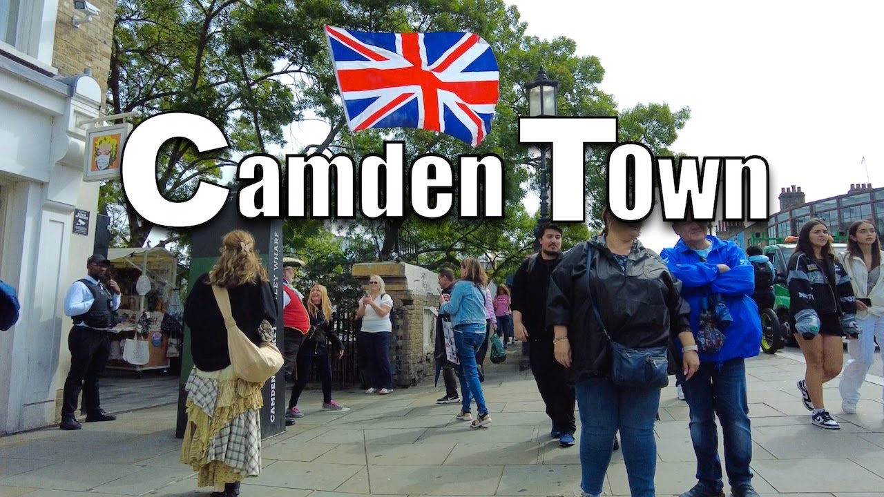 London walking tour, Camden Town - London 4K UltraHD - London walk