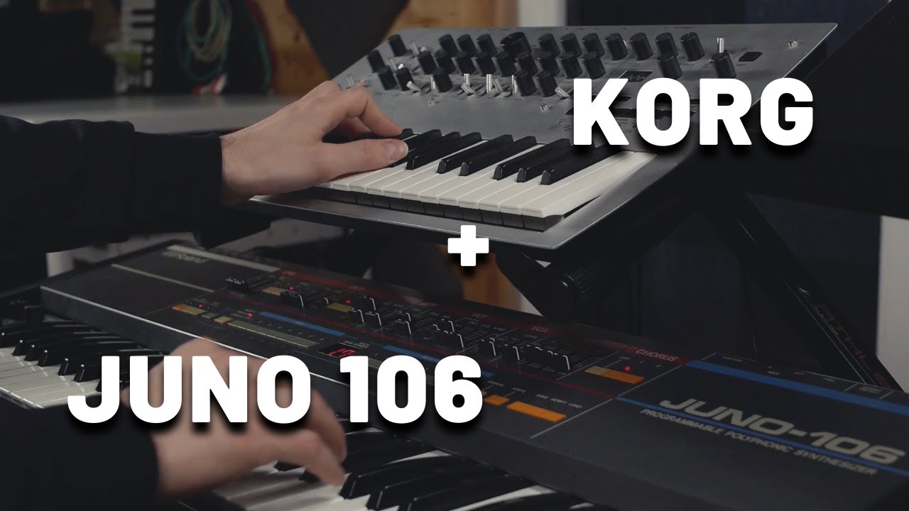 Ambient Jam with Roland Juno-106 + Korg Minilogue | Analog Synth Session