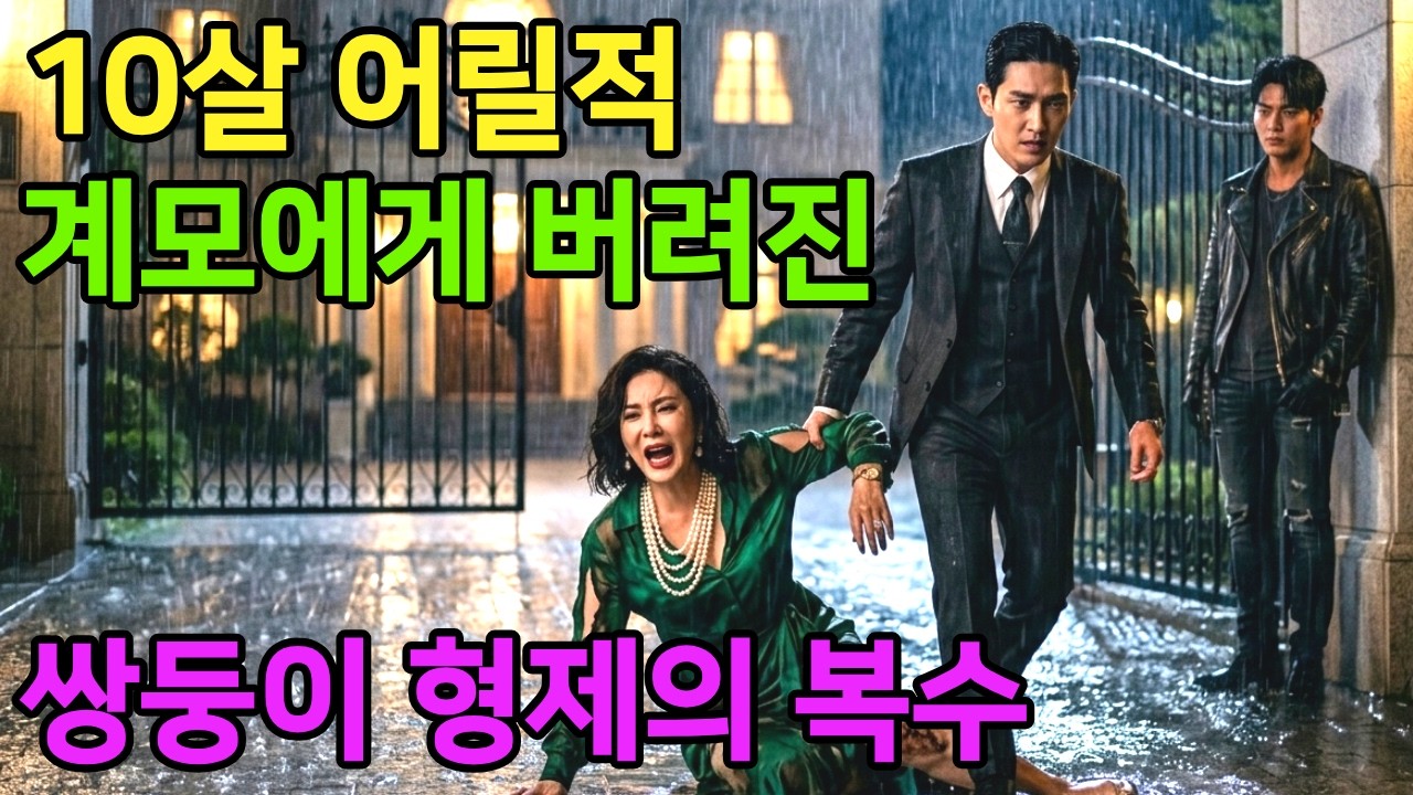 15년전 계모에게 버려진 쌍둥이 형제가 돌아와 계모의 전 재산을 빼앗고 길바닥에 내쫓았습니다ㅣ사연라디오ㅣ오디오북ㅣ사이다사연ㅣ라디오드라마