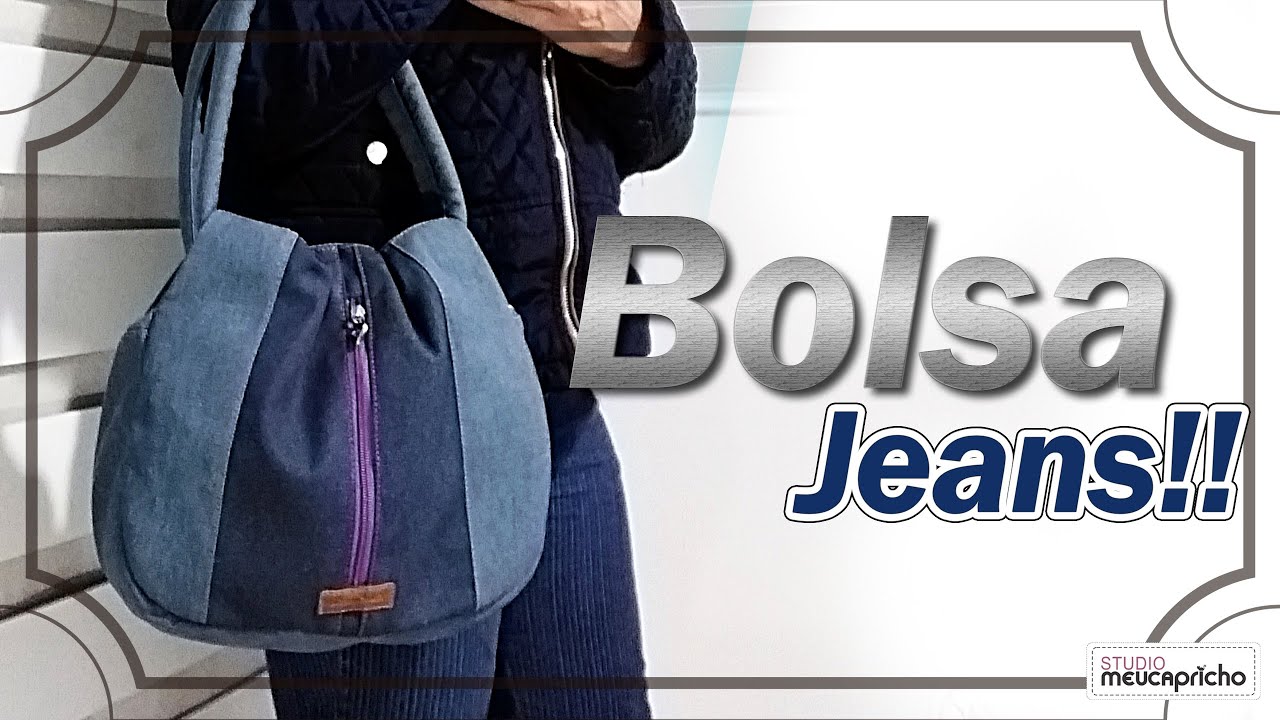 Como fazer bolsa de tecido jeans