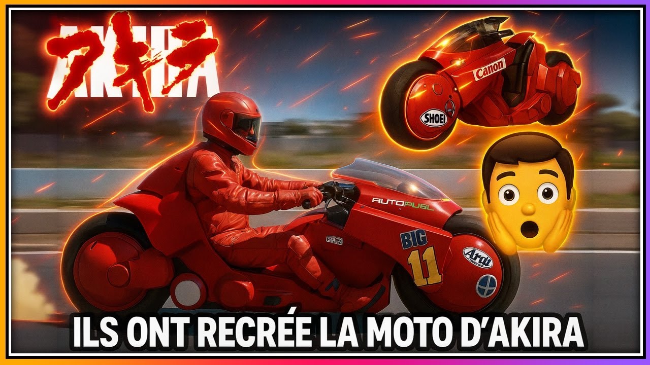 La légendaire moto d’Akira recréée en vrai ET en brique Xingbao ! 🏍️🧱