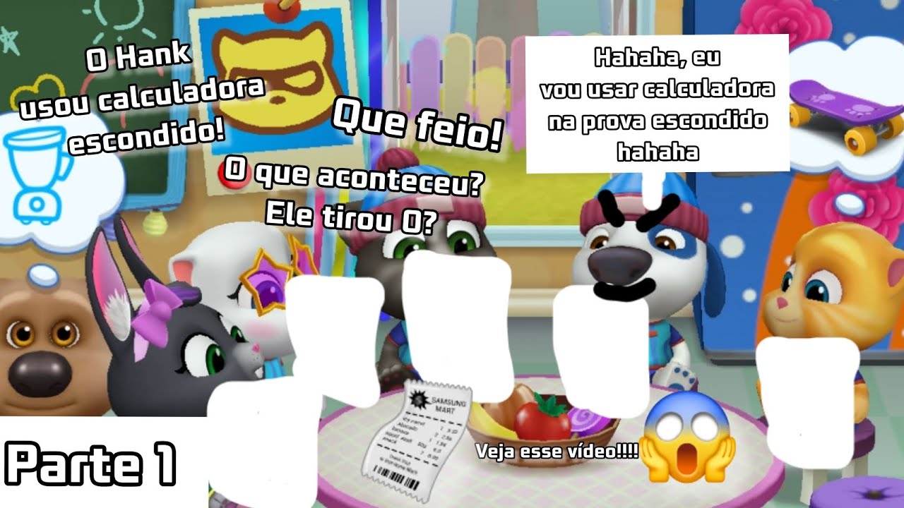 O Hank usou calculadora na hora da prova e se deu mal