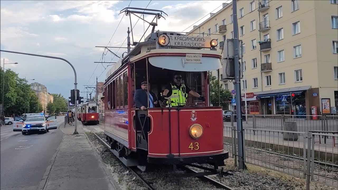Warsaw Tram Parade on May, 18, 2024 / Parada tramwajów w Warszawie, 18 maja 2024