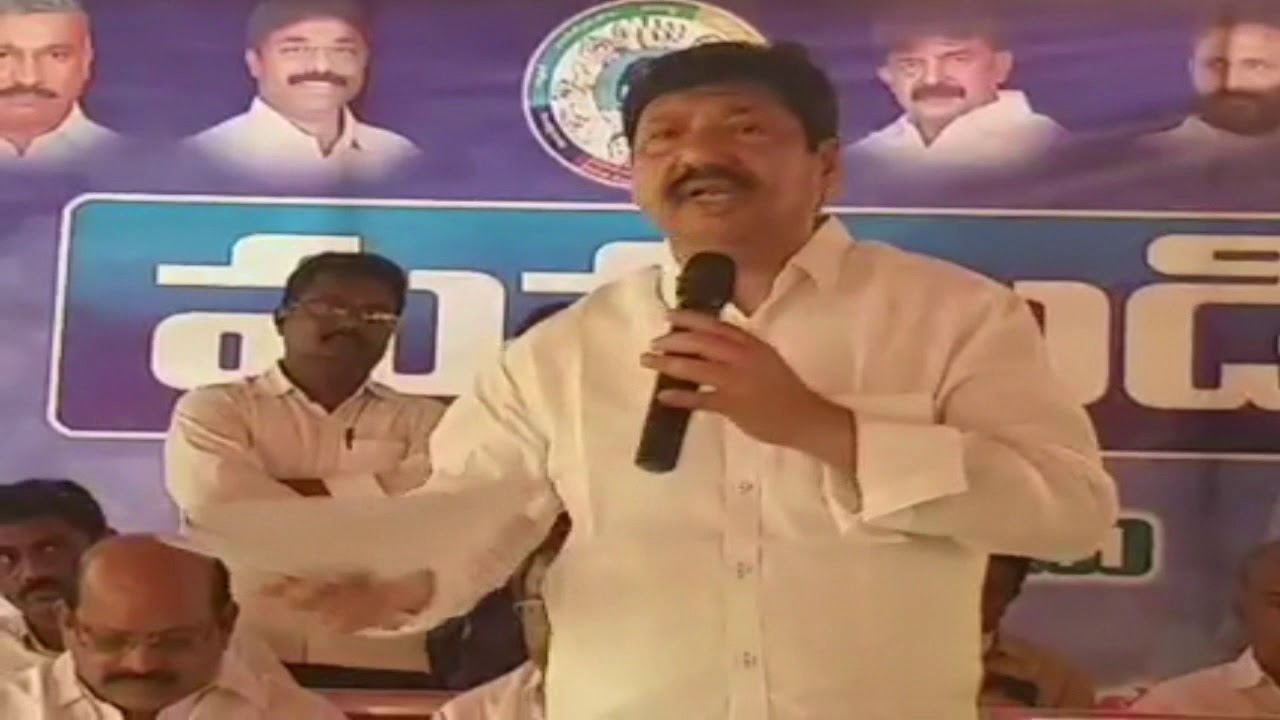 Pedana YSRCP MLA Jogi Ramesh in Naadu Nedu program