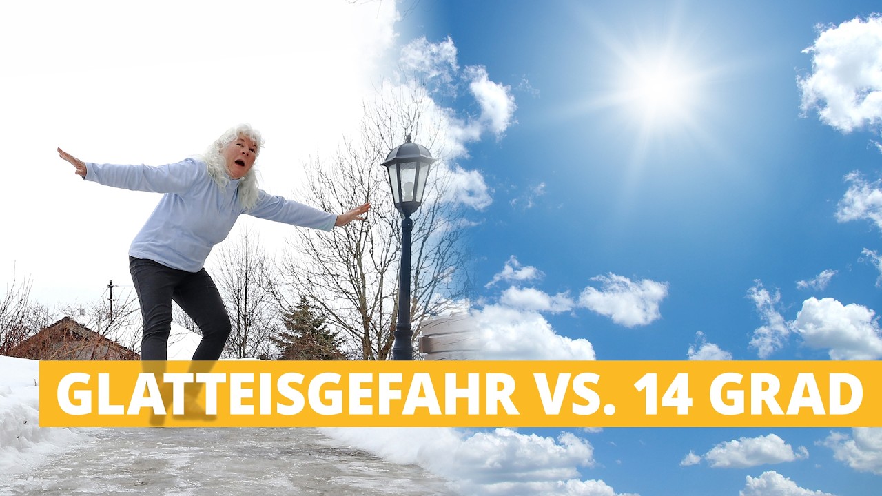 Wetter morgen: Glatteisgefahr vs. 14 Grad und Sonne