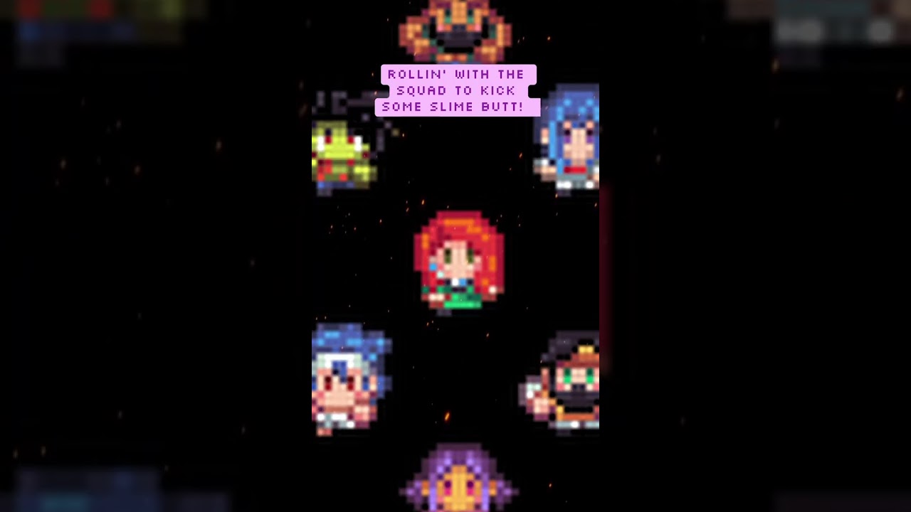 ROLLIN' WITH THE SQUAD #game #videogame #steam #indiedev #pixelart #roleplayinggame #indiegames