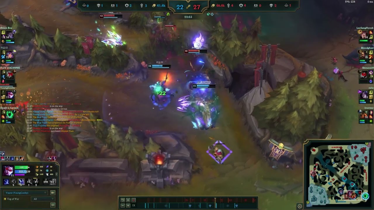Warming up the Vayne