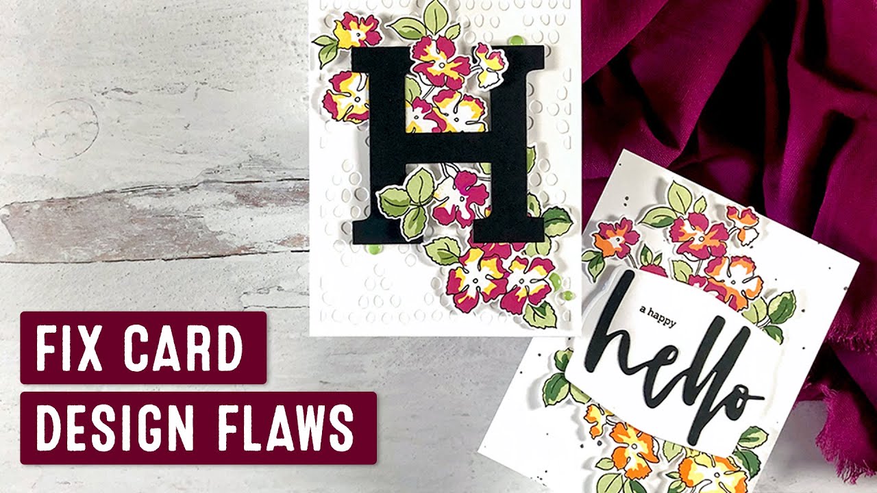 Card Making Mistakes | Fix Card Design Flaws | Altenew Layer Stamps