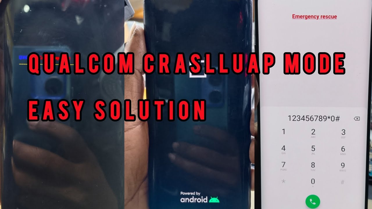OnePlus dead QUALCOM Craslluap mode easy solution 