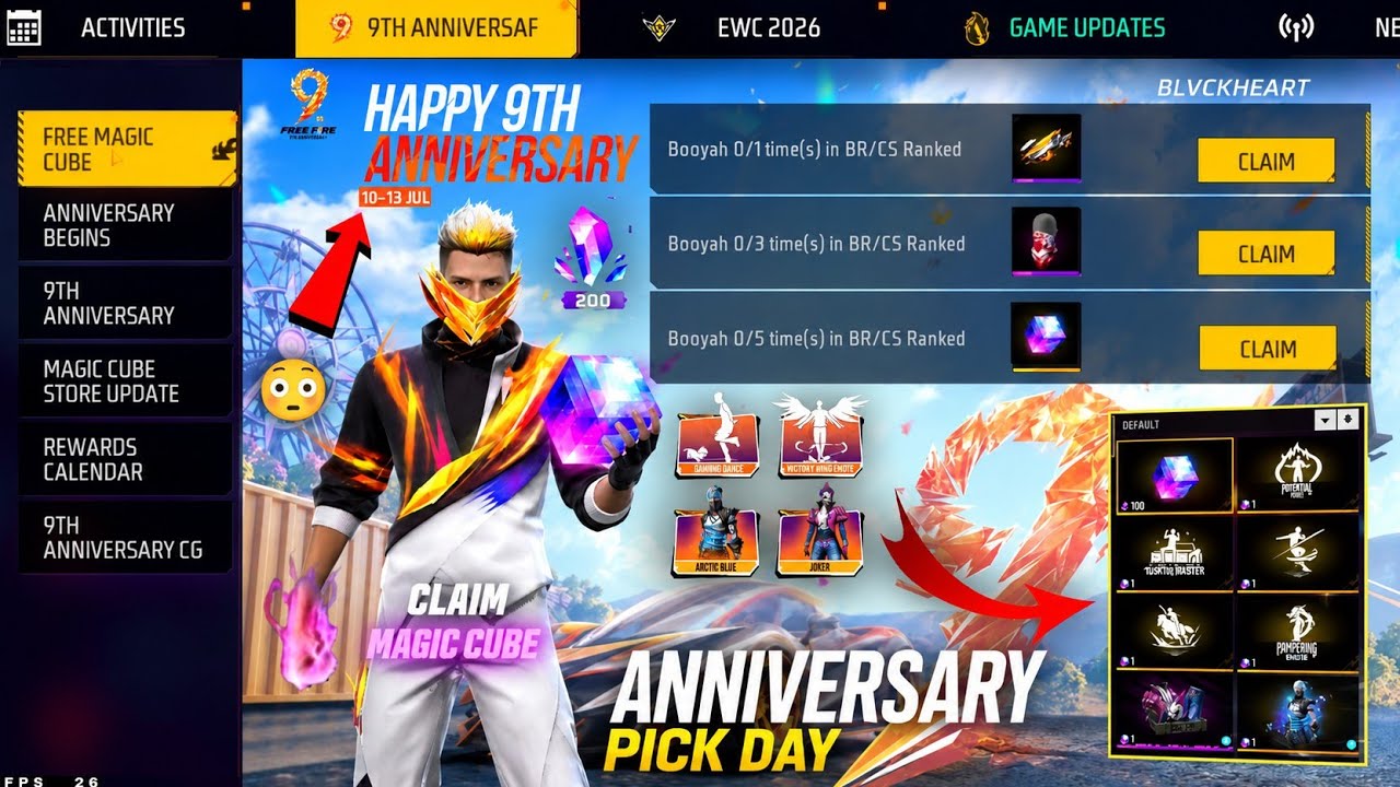 Free Magic Cube + Store Update 🤯 Anniversary Pick Day Rewards | Next Magic Cube Store Update 2026