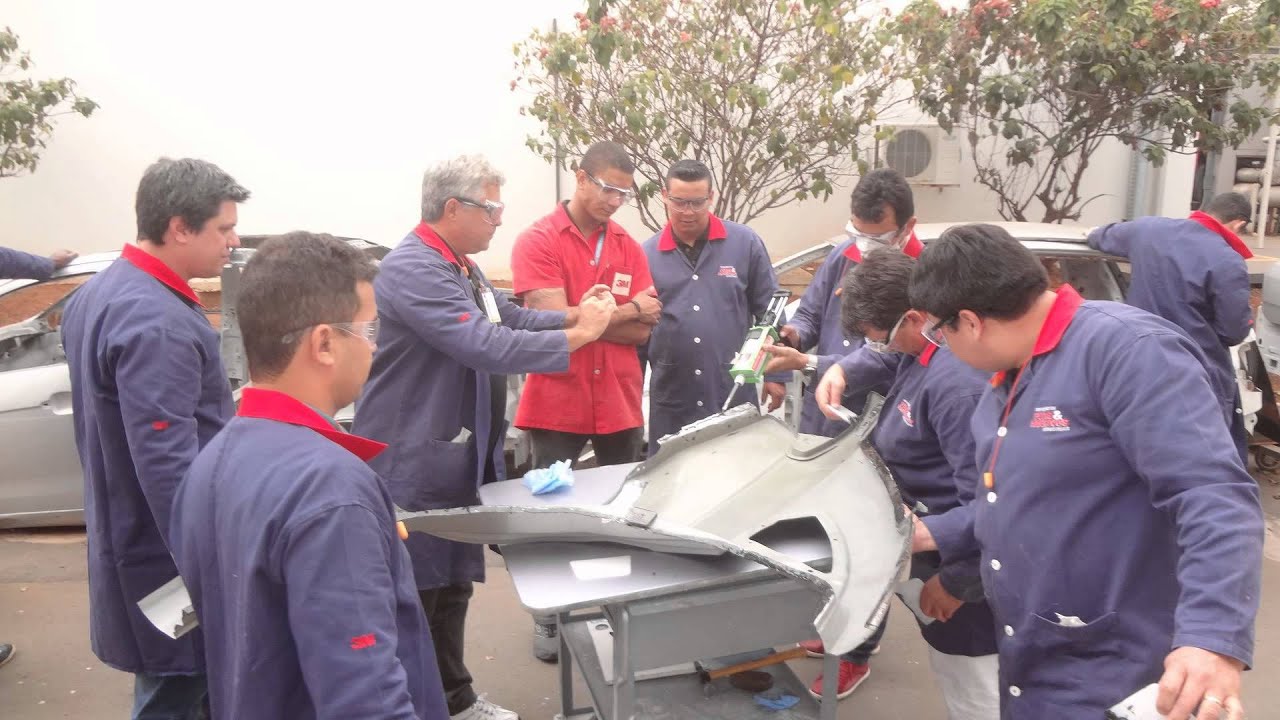 0504 Sprex Japan - Treinamento de Funilaria e Pintura da Repara&ccedil;&atilde;o Automotiva da 3M