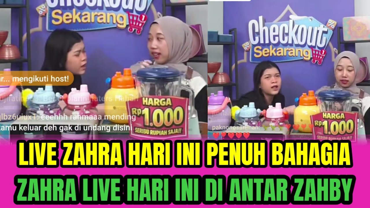 LIVE ZAHRA HARI INI PENUH BAHAGIA❗ZAHRA LIVE HARI INI DI ANTAR ZAHBY‼️