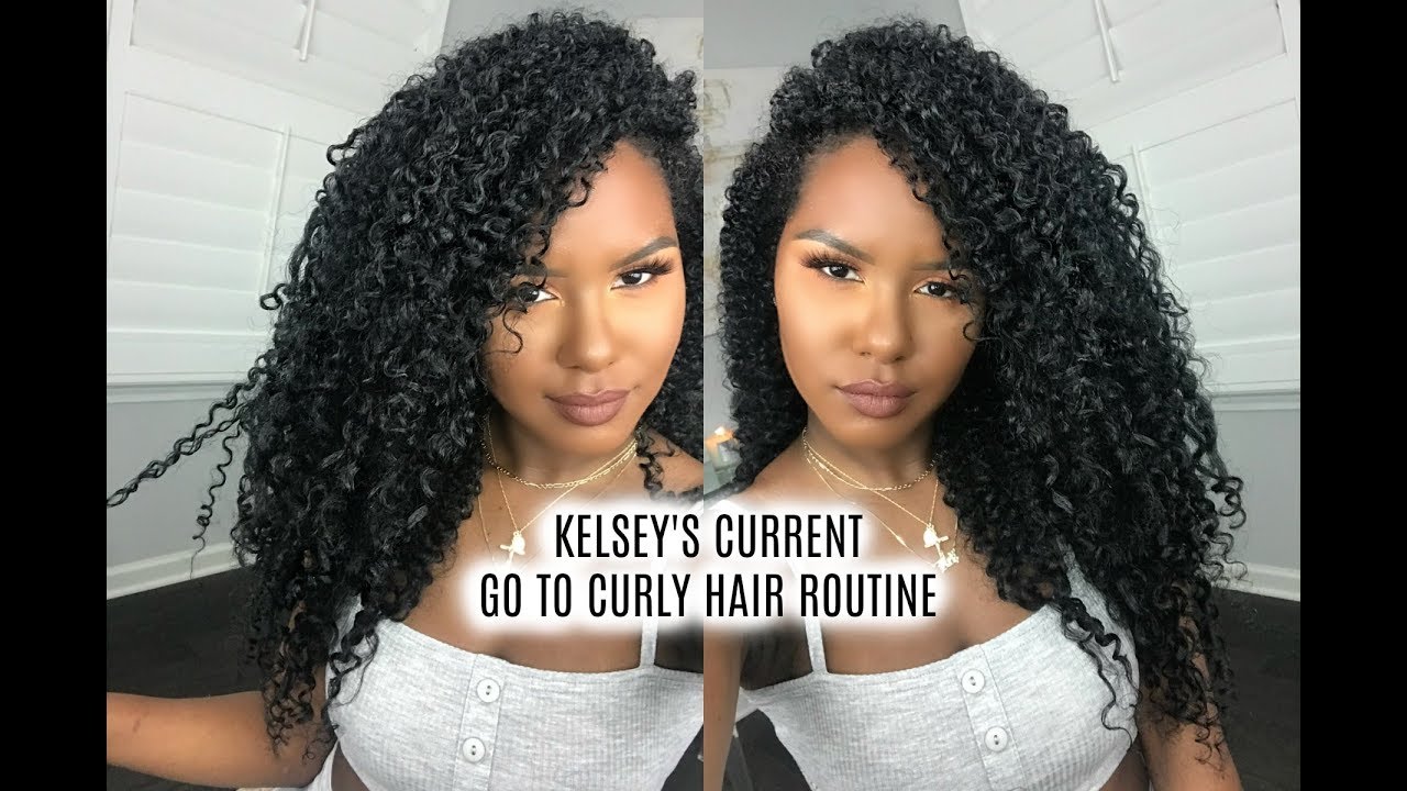 KELSEY'S CURRENT GO TO CURLY HAIR ROUTINE