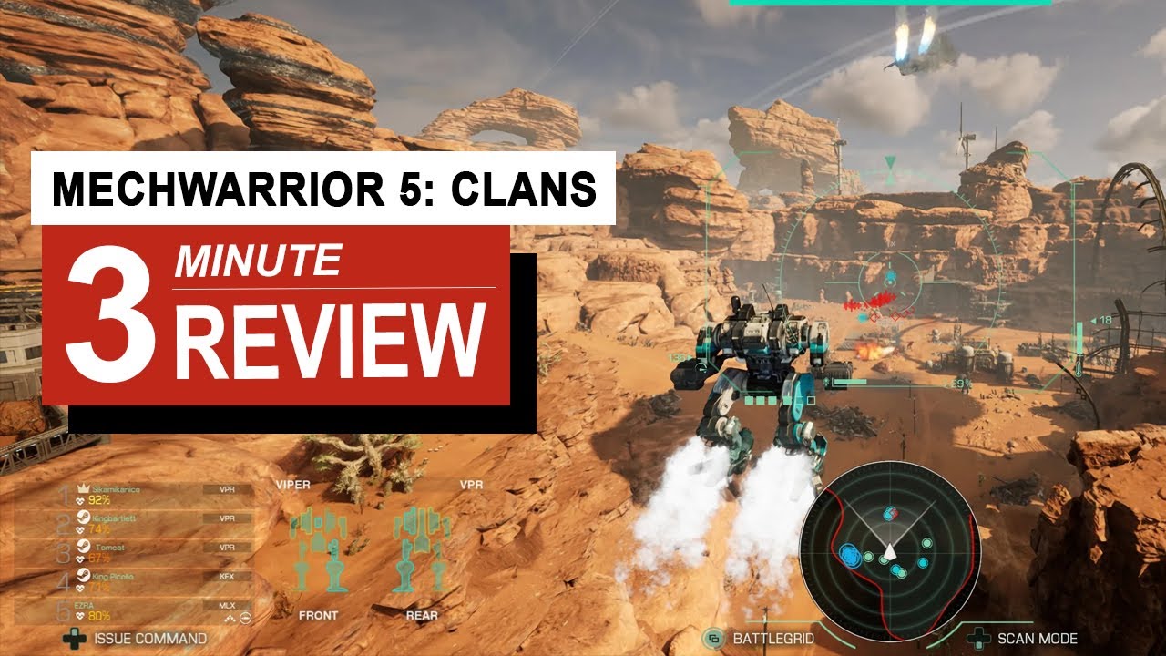 MechWarrior 5: Обзор кланов за 3 минуты | GamingByte