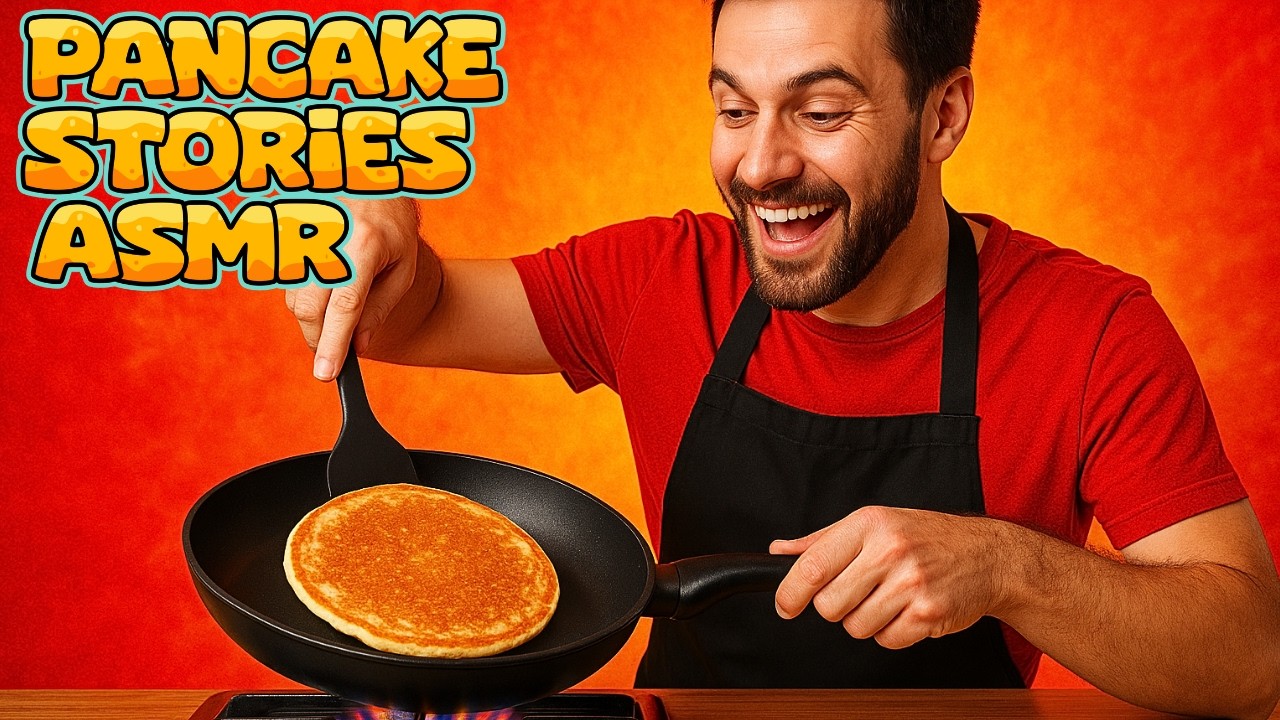 Eating Pancakes ASMR and Breakfast Mukbang ASMR, Whisper Mukbang ASMR YouTube Video