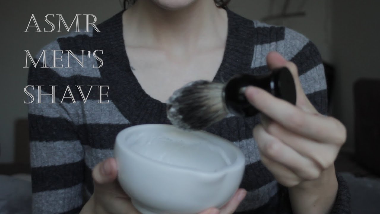 ~ ASMR Soft Spoken Men's Shave with Safety Razor Roleplay ~