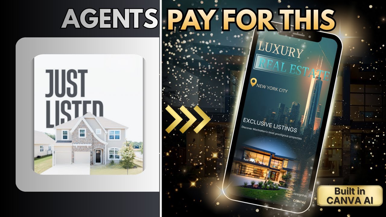 Canva for Real Estate: Client-Ready Designs Agents Actually Pay For (2026) #canvaai #realestate