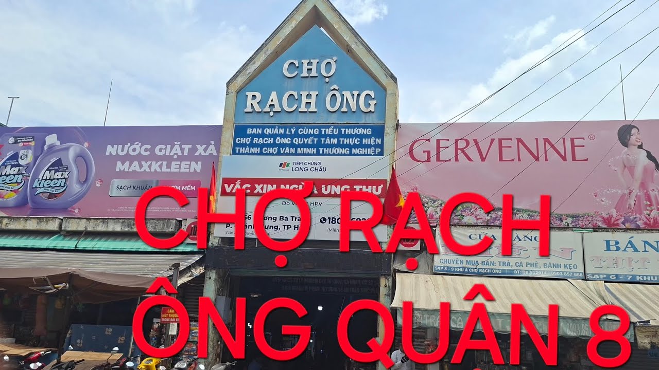 Chợ Rạch Ông Quận 8 Sài Gòn Việt Nam 