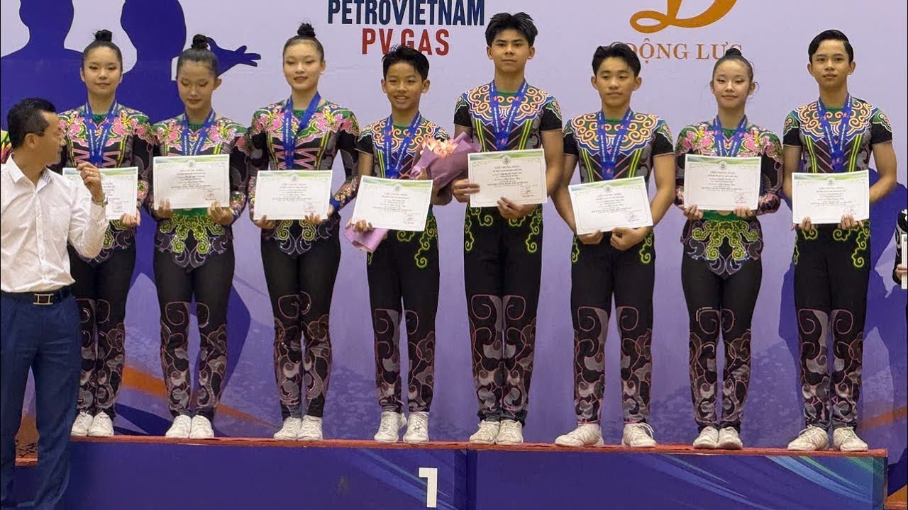 TPHCM-GIẢI VÔ ĐỊCH QUỐC GIA TĐ AEROBIC 2025 HÀ NỘI - HCV AEROBIC STEP JUNIOR.
