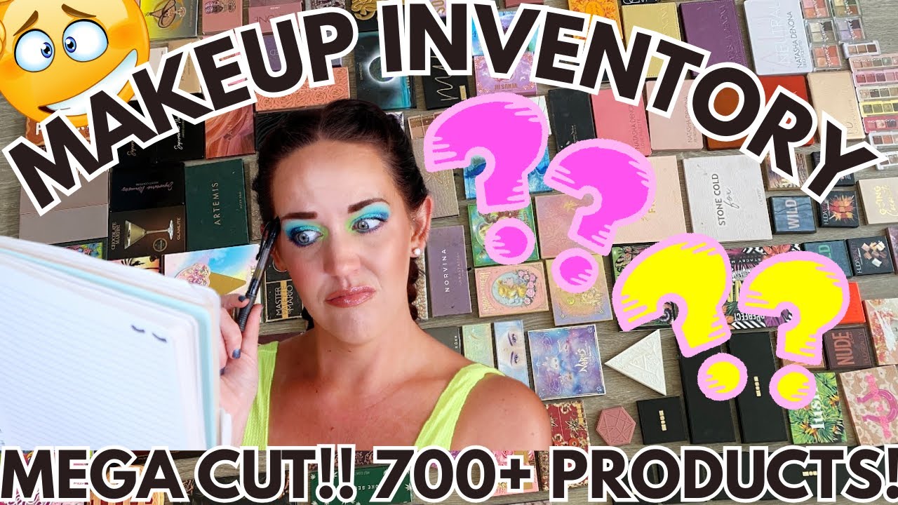 📝 HUGE 2025 Makeup Inventory MEGA Cut! All 700+ Products in my Makeup Collection! 📊