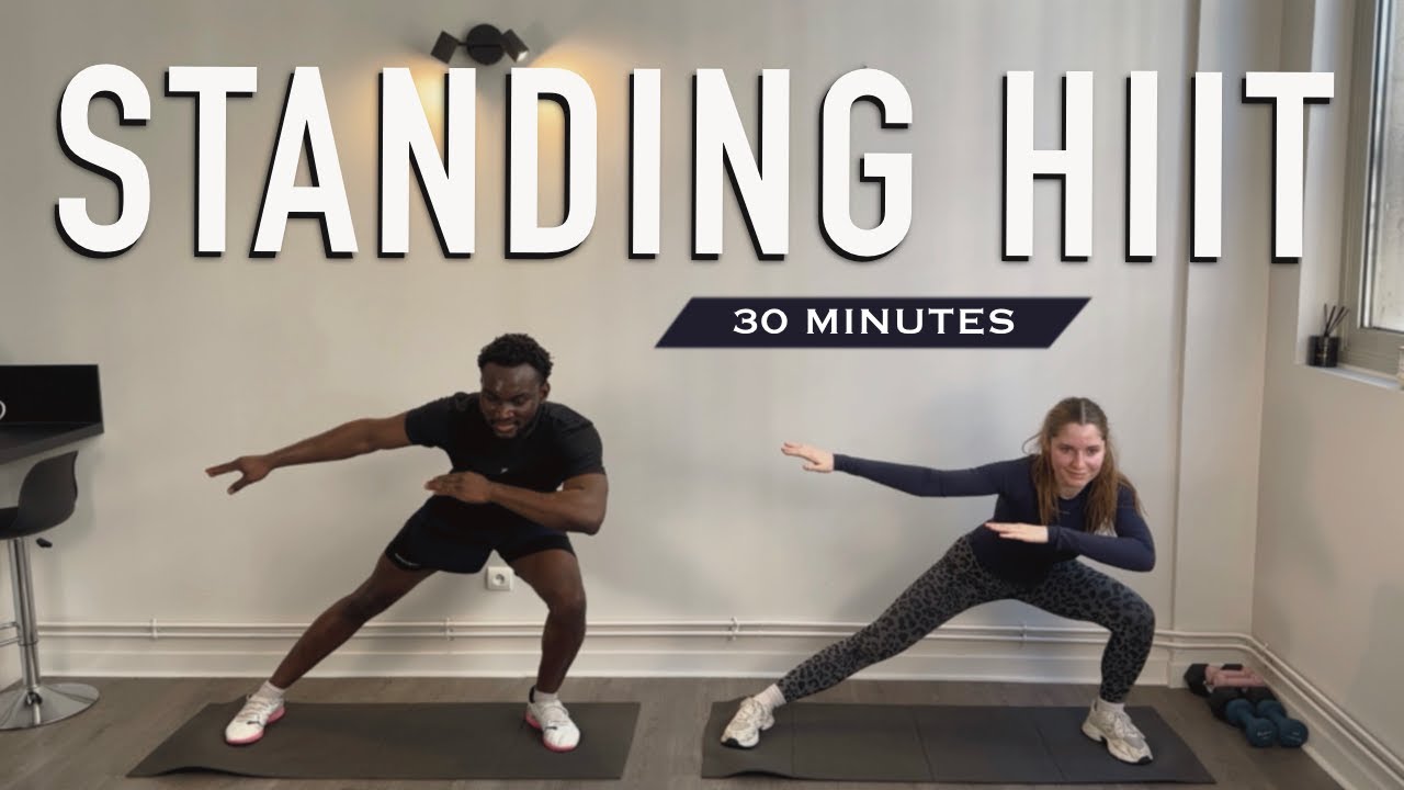 30 Min ALL STANDING CARDIO HIIT Workout at Home | Burn 500 CALORIES