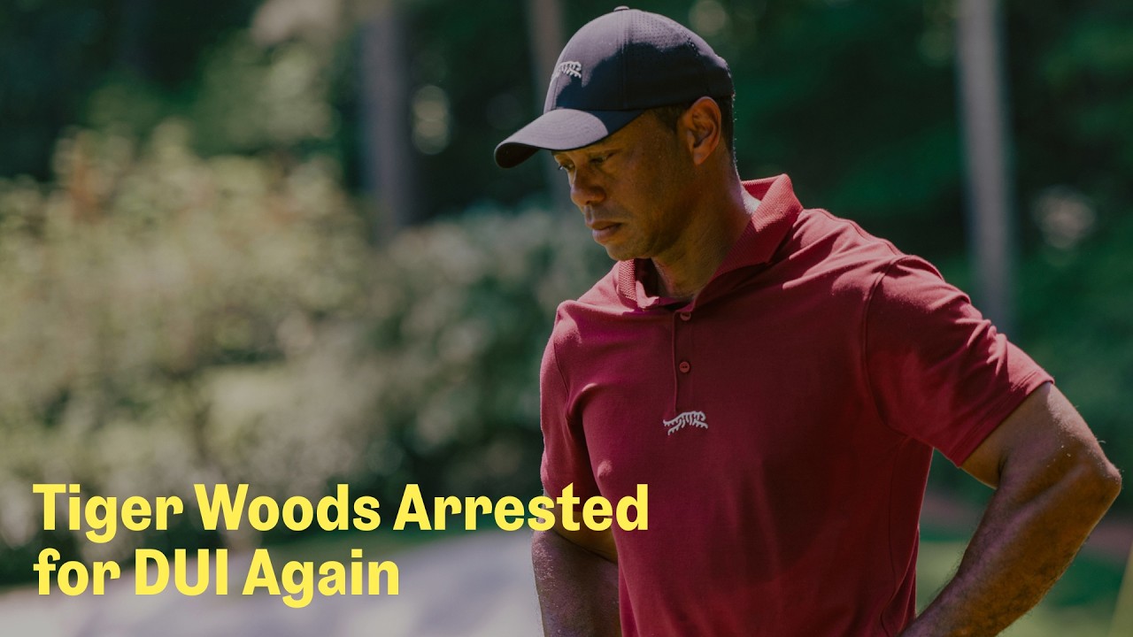 Tiger Woods ponownie aresztowany za jazdę pod wpływem alkoholu po dachowaniu | The Shotgun Start