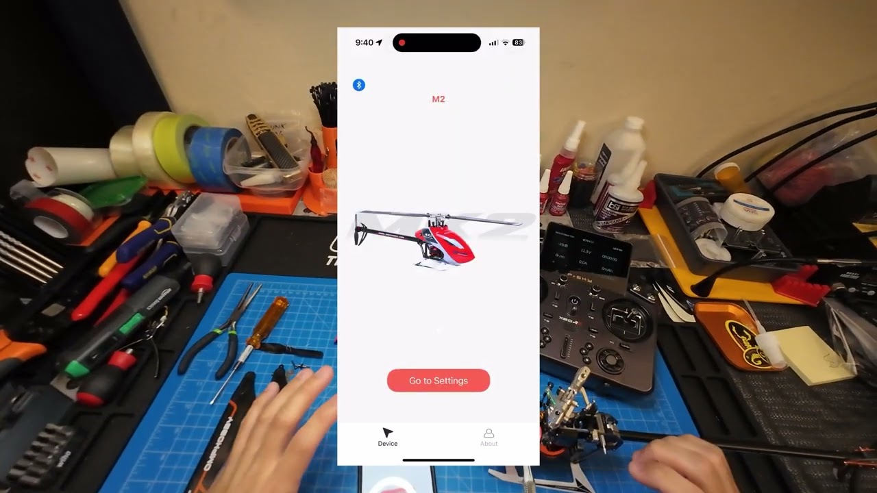 OMPHOBBY M2 Evo MK2 Firmware Upgrade - iOS