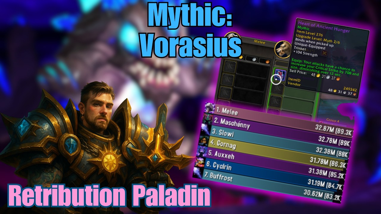 Mythic Vorasius Retribution Paladin PoV | Midnight Season 1