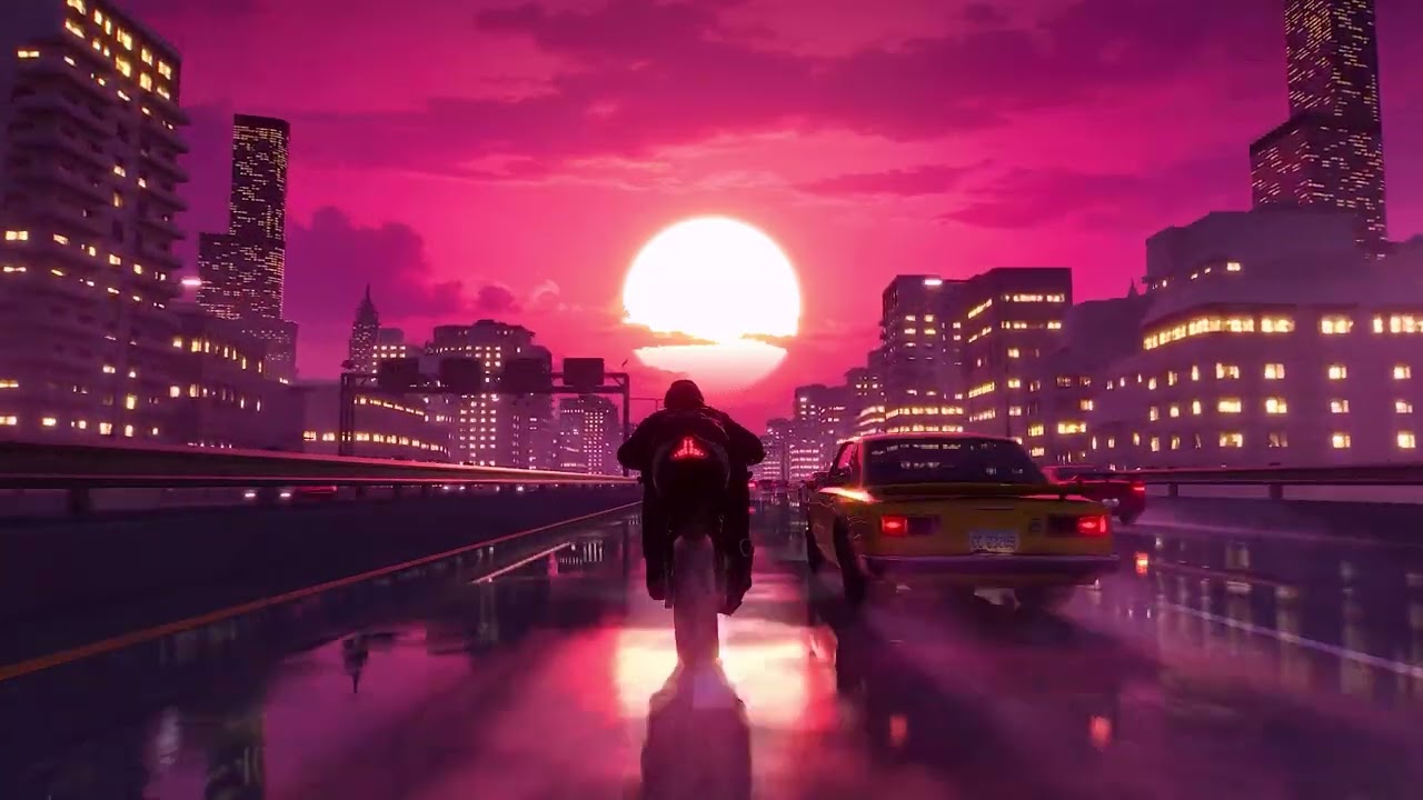 SYNTHWAVE WALLPAPER in 4K | Creative Visuals