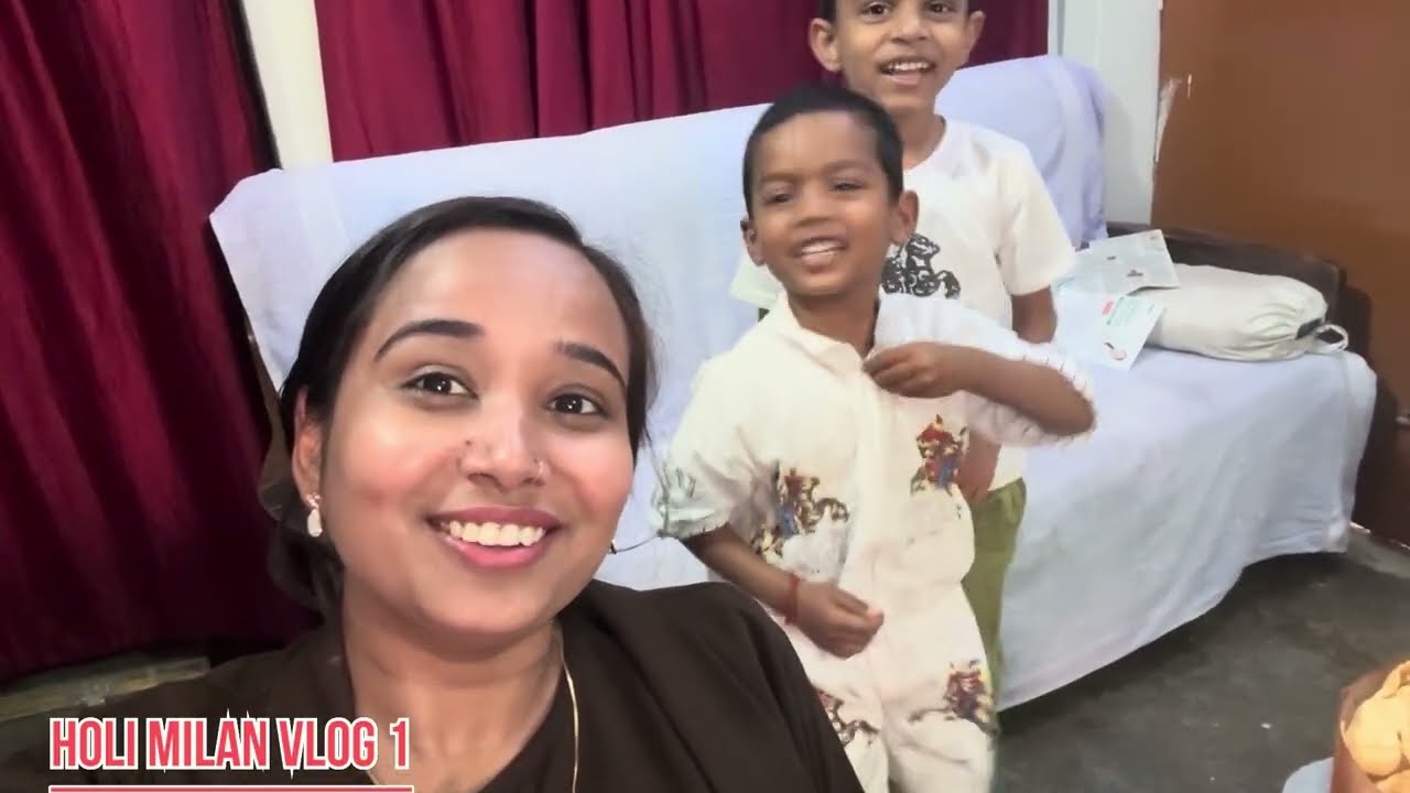 Holi Milan vlog 1  #happyholi #2026goals 