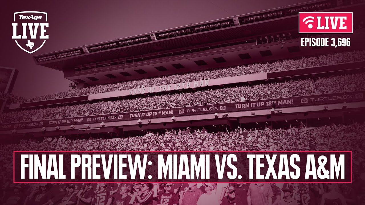 TexAgs Live: Friday, DEC. 19 feat. Billy Liucci, David Nu&ntilde;o, Olin Buchanan, SEC Mike & more!